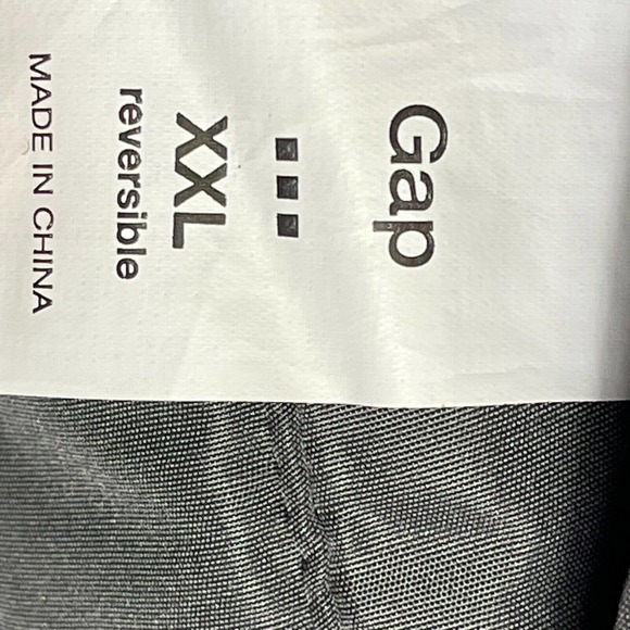 Gap Vest Adult 2XL Blue Bodywarmer Plaid Full Zip Pocket Mock Neck Mens - Picture 6 of 11